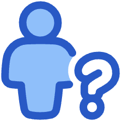 User Full Body Question Query Icon from Plump Duo Set