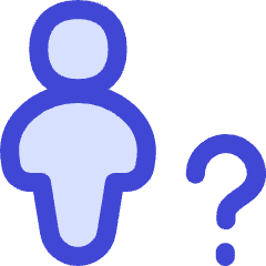 User Full Body Question Query Icon from Flex Duo Set