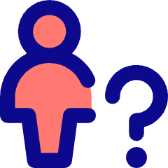 User Full Body Question Query Icon from Core Pop Set