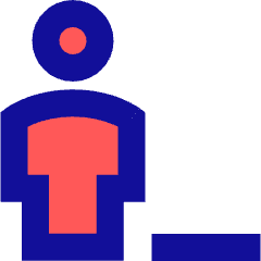 User Full Body Remove Subtract Icon from Sharp Pop Set