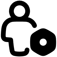 User Full Body Setting Bolt Nut Icon from Plump Remix Set