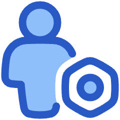 User Full Body Setting Bolt Nut Icon from Plump Duo Set