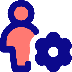 User Full Body Setting Gear Icon from Core Pop Set