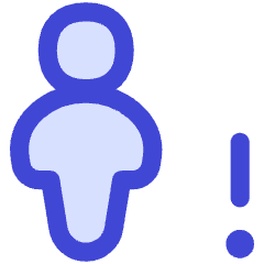 User Full Body Warning Icon from Flex Duo Set