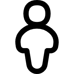 User Full Body Icon from Flex Line Set