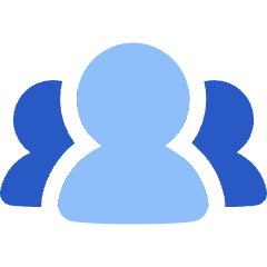 User Group Icon from Plump Flat Set