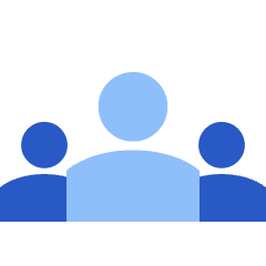 User Group Icon from Sharp Flat Set