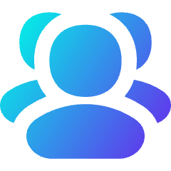 User Group Icon from Flex Gradient Set