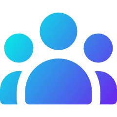 User Group Icon from Core Gradient Set