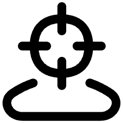 User Head Focus Icon from Flex Line Set