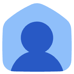 User Home Single Icon from Plump Flat Set