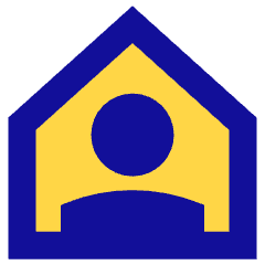 User Home Single Icon from Sharp Pop Set