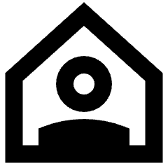 User Home Single Icon from Sharp Remix Set