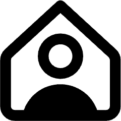 User Home Single Icon from Core Remix Set