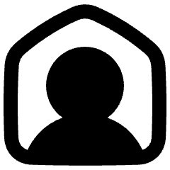 User Home Single Icon from Plump Remix Set