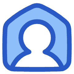 User Home Single Icon from Plump Duo Set