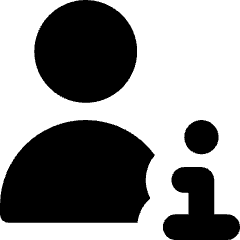 User Info About Icon from Core Solid Set