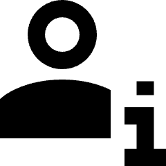 User Info About Icon from Sharp Remix Set