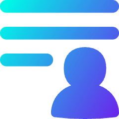 User Info Patient List Icon from Flex Gradient Set