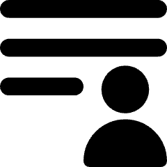 User Info Patient List Icon from Core Solid Set
