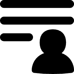 User Info Patient List Icon from Flex Solid Set