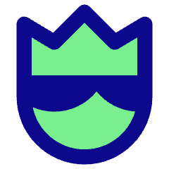 User King Crown Icon from Core Pop Set