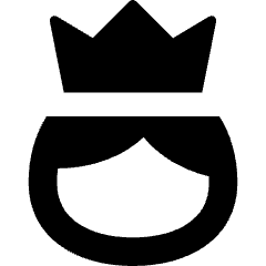 User King Crown Icon from Flex Solid Set
