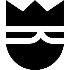 User King Crown Icon from Sharp Solid Set