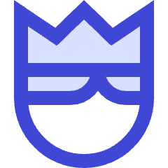User King Crown Icon from Sharp Duo Set