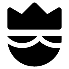 User King Crown Icon from Core Solid Set