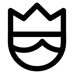 User King Crown Icon from Core Line Set
