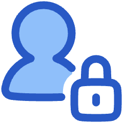 User Lock Privacy Icon from Plump Duo Set