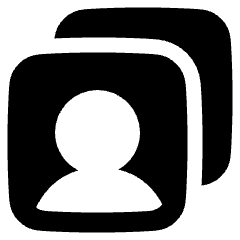 User Multiple Accounts Icon from Plump Solid Set