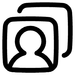 User Multiple Accounts Icon from Plump Line Set