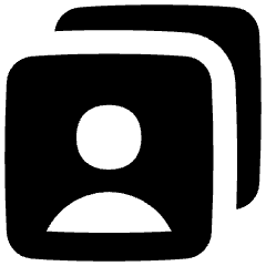 User Multiple Accounts Icon from Flex Solid Set