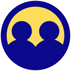 User Multiple Circle Icon from Plump Pop Set
