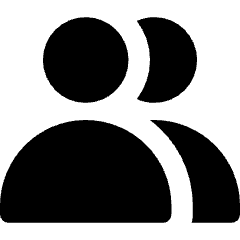 User Multiple Group Icon from Core Solid Set