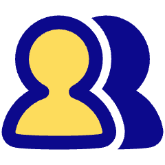 User Multiple Group Icon from Plump Pop Set