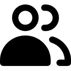 User Multiple Group Icon from Core Remix Set