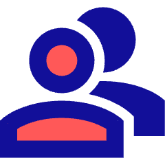 User Multiple Group Icon from Sharp Pop Set