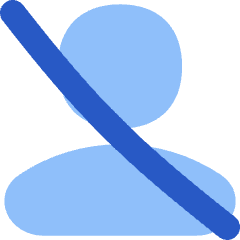 User Off Icon from Flex Flat Set
