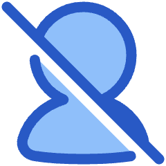 User Off Icon from Plump Duo Set