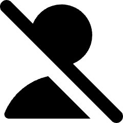 User Off Icon from Core Solid Set