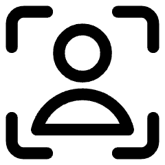 User Profile Focus Icon from Core Line Set