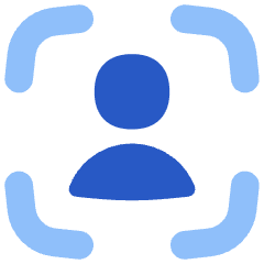 User Profile Focus Icon from Flex Flat Set