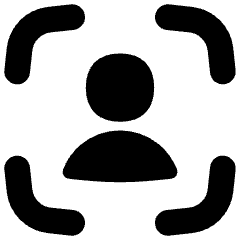 User Profile Focus Icon from Flex Solid Set