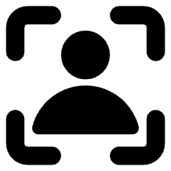 User Profile Focus Icon from Core Solid Set