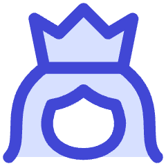 User Queen Crown Icon from Flex Duo Set