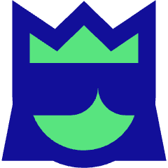 User Queen Crown Icon from Sharp Pop Set