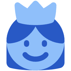 User Queen Crown Icon from Plump Flat Set